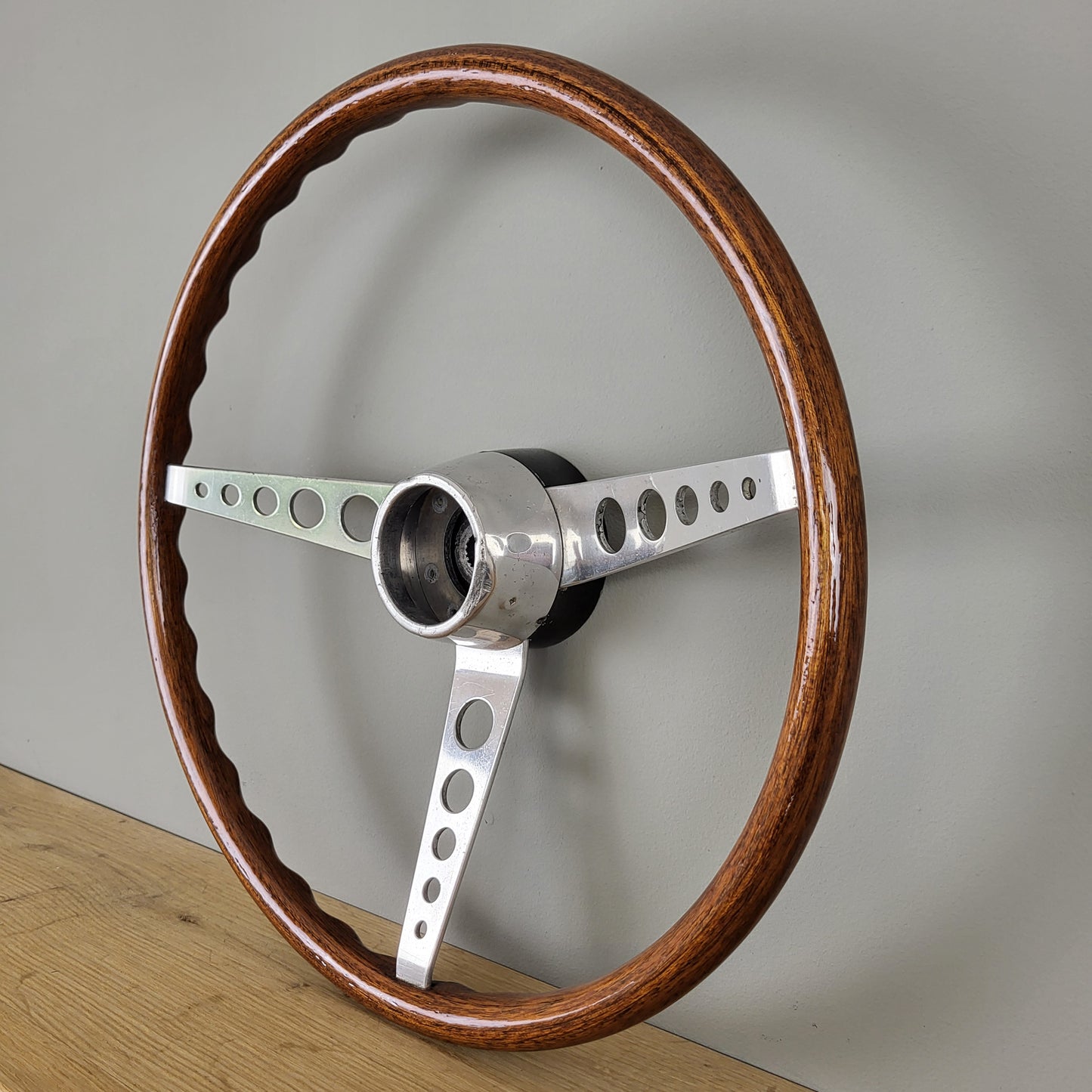 Springall wooden steering wheel '60s classic