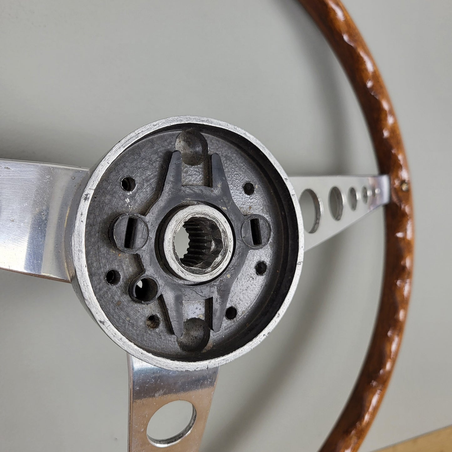 Springall wooden steering wheel '60s classic