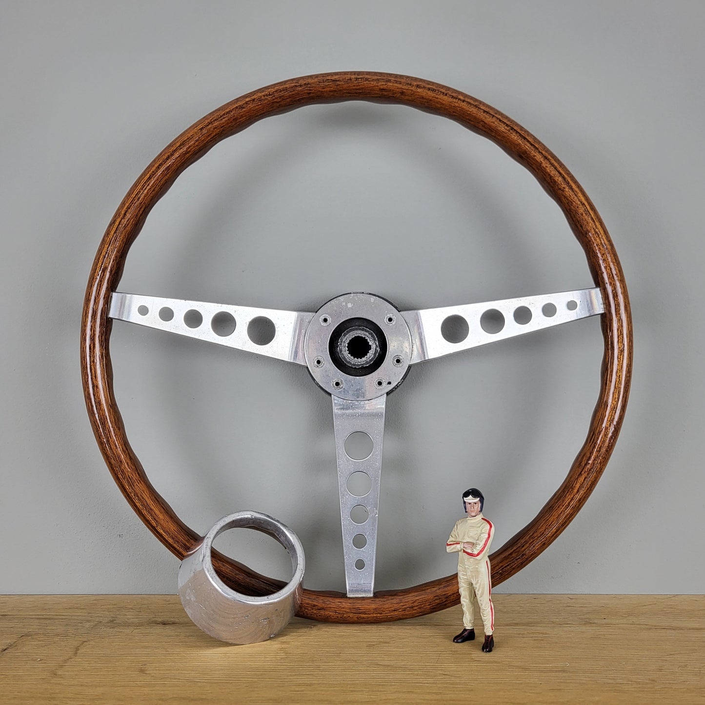 Springall wooden steering wheel '60s classic