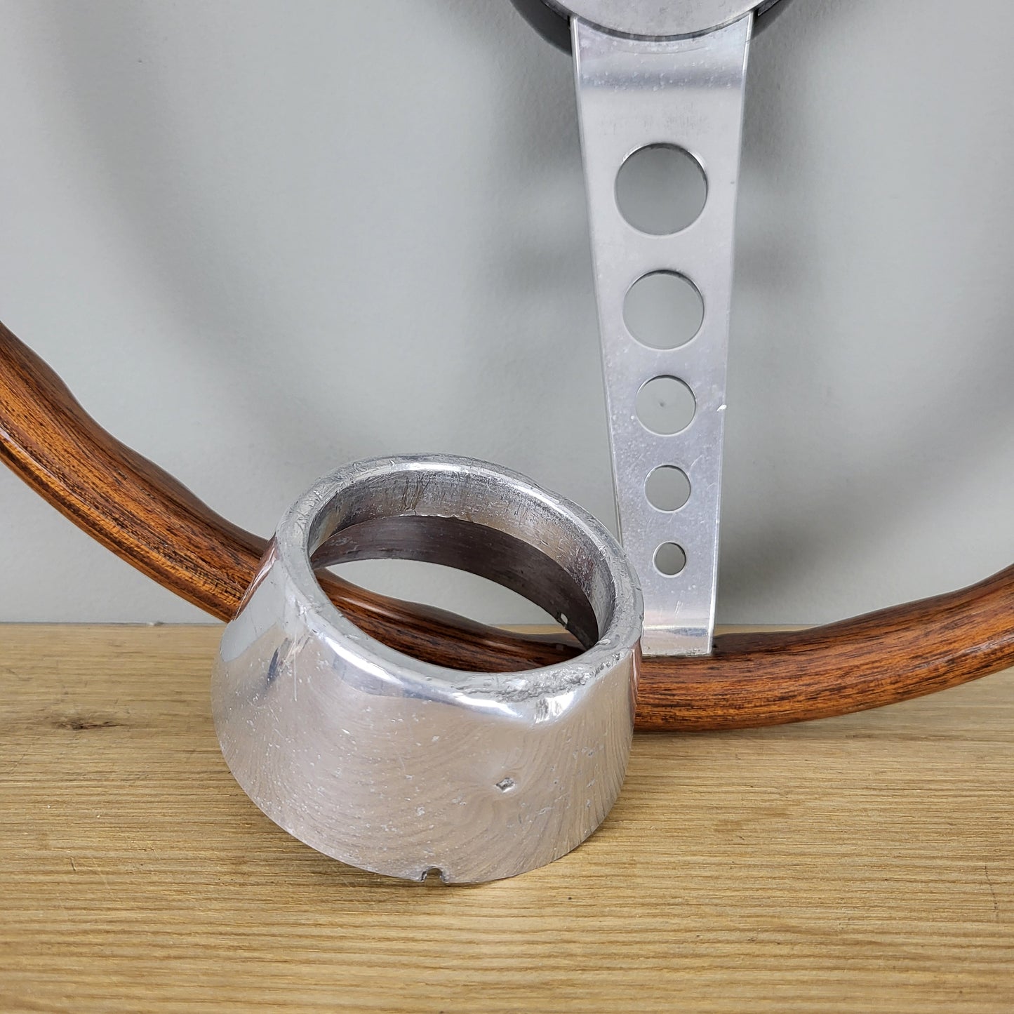 Springall wooden steering wheel '60s classic