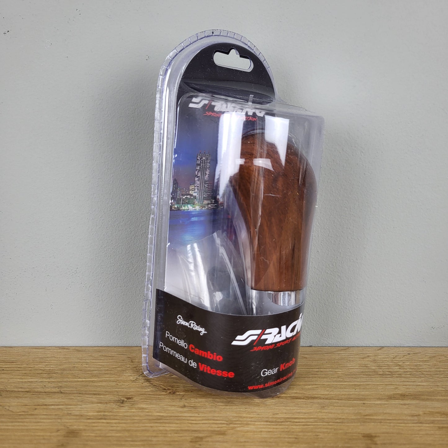 Simoni Racing classic gear knob wood Kerb