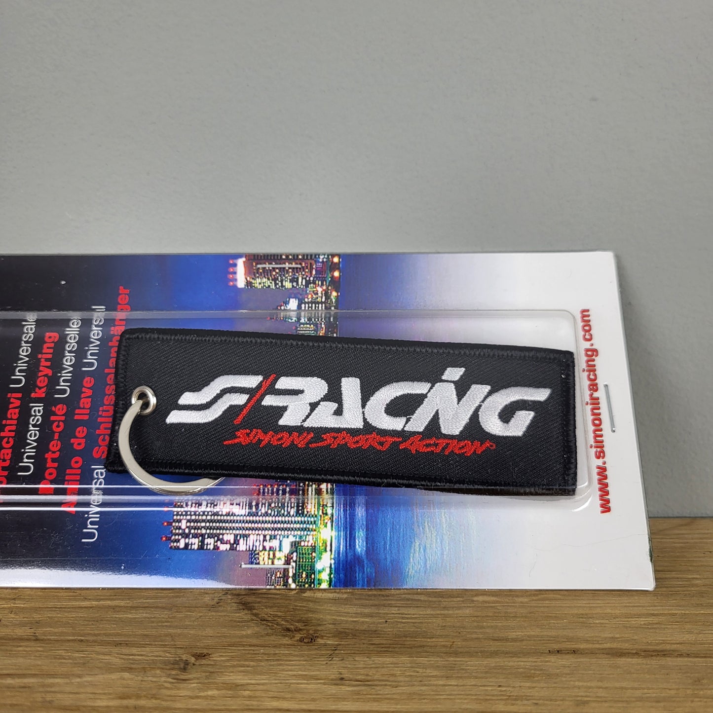 Keychain tag Simoni Racing - Remove Before Drive -