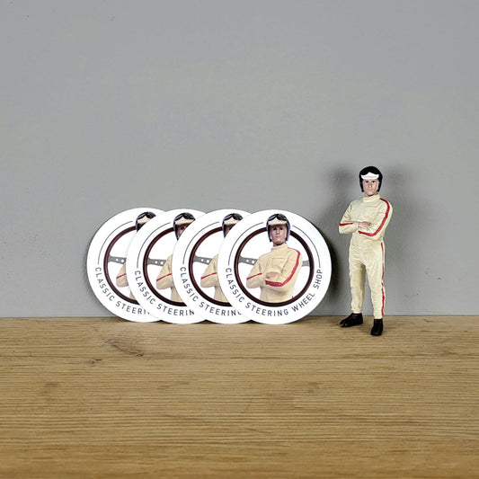 Classic Steering Wheel Shop - vinyl sticker