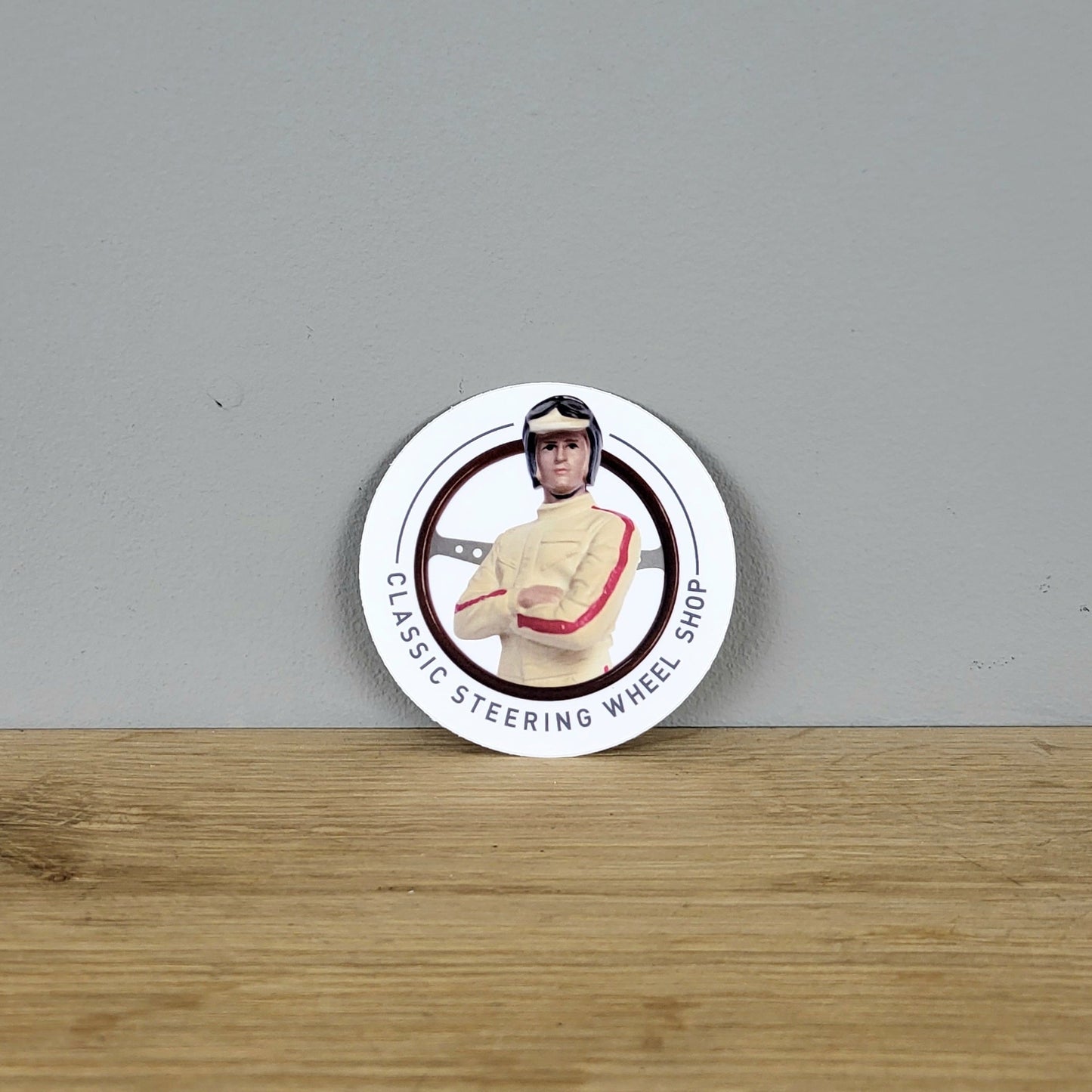 Classic Steering Wheel Shop - vinyl sticker