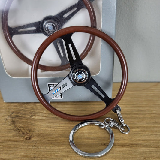Nardi Torino steering wheel keychain - Black spoke