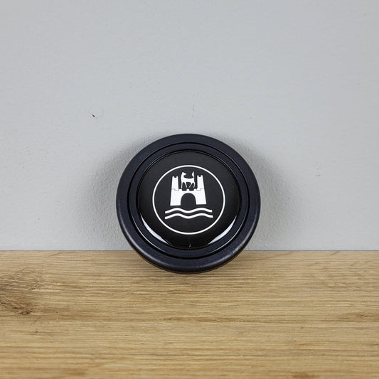 Volkswagen Wolfsburg horn push button - white on black