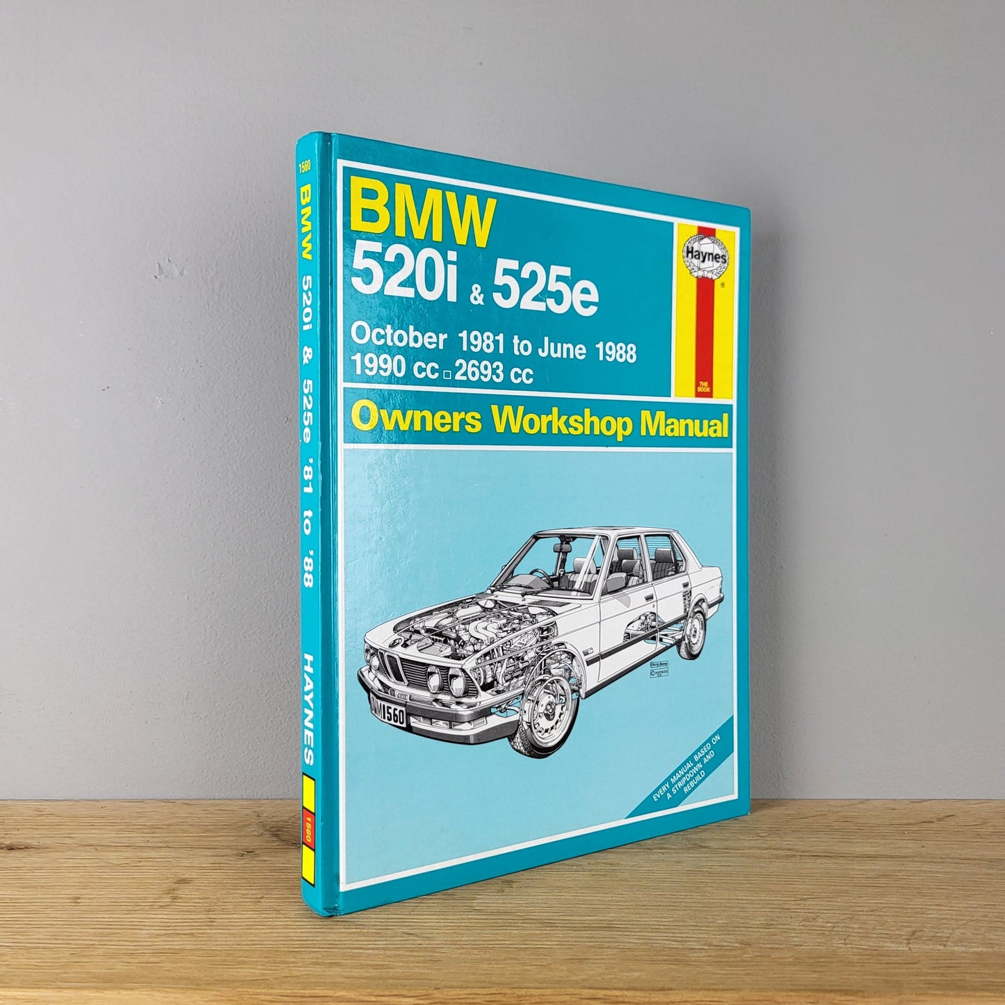 BMW 520i & 525e Owners Workshop Manual Haynes (1981-1988)