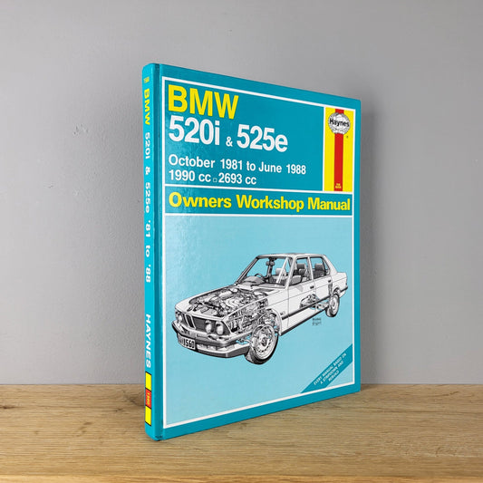 BMW 520i & 525e Owners Workshop Manual Haynes (1981-1988)