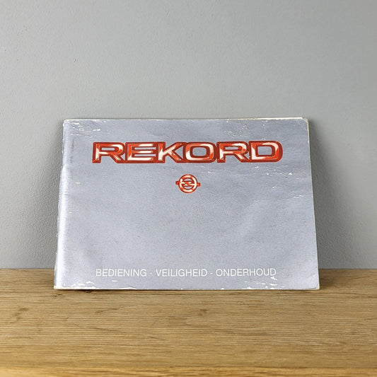 Opel Rekord Owners Manual (1984)