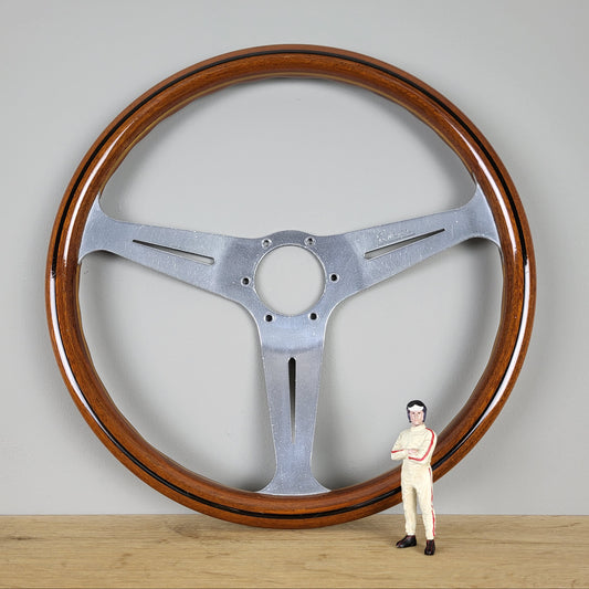 Nardi Classico mahogany wood steering wheel (1980)