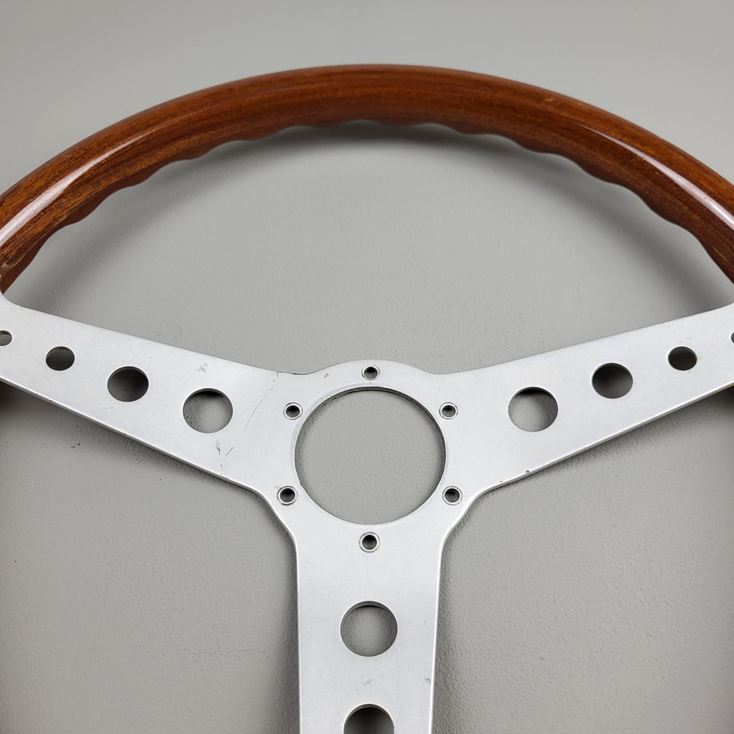 Personal Collaudo Valdolano wooden steering wheel Franchini Sport (1968)