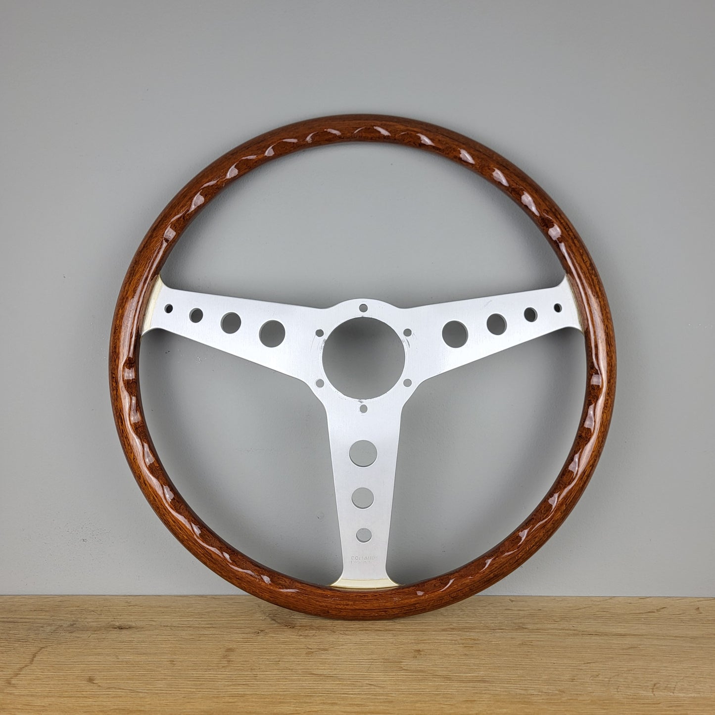 Personal Collaudo Valdolano wooden steering wheel Franchini Sport (1968)