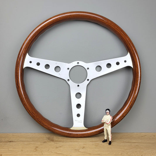Personal Collaudo Valdolano wooden steering wheel Franchini Sport (1968)