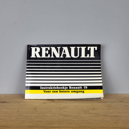 Renault 19 owners manual (1988)