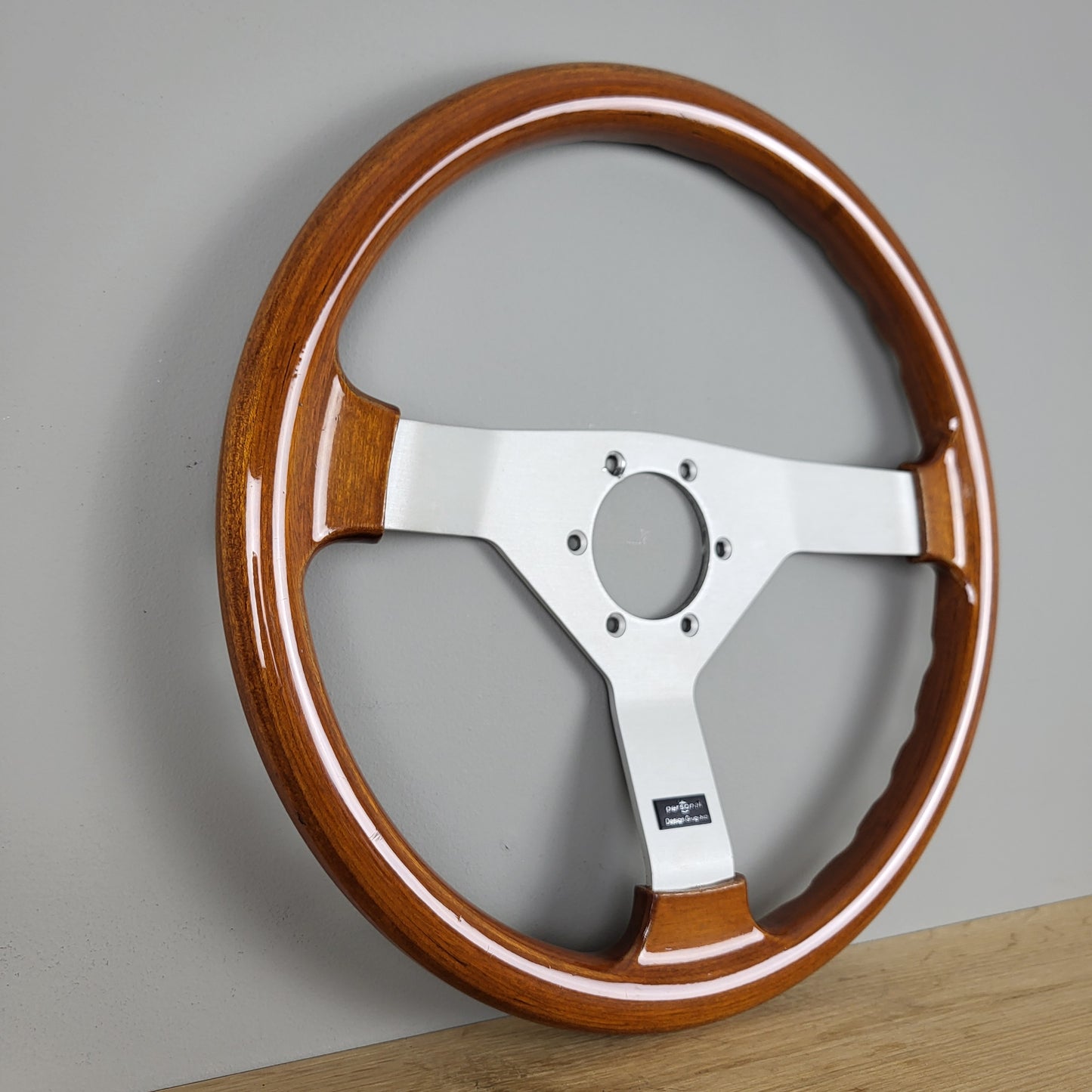 Personal Design Giugiaro wooden steering wheel (1986)