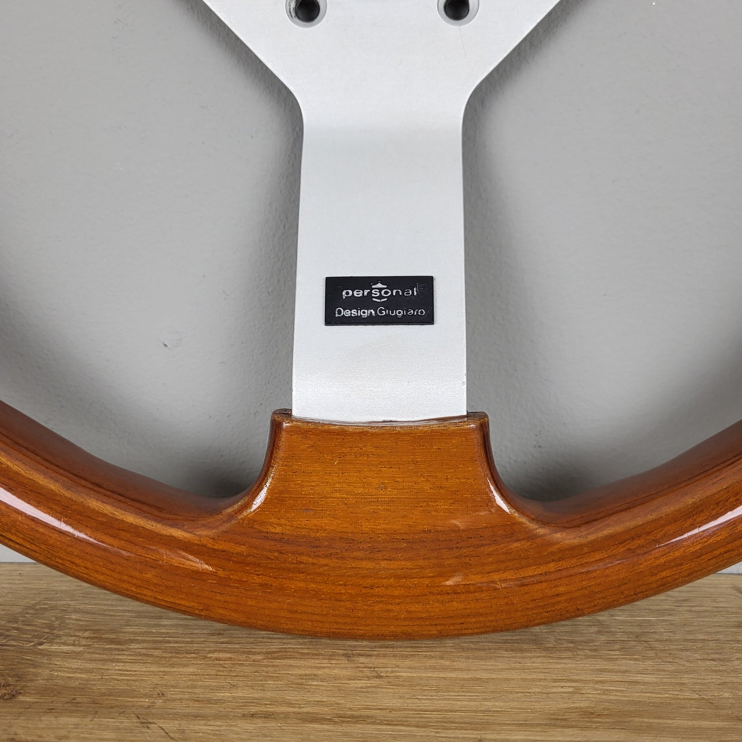 Personal Design Giugiaro wooden steering wheel (1986)