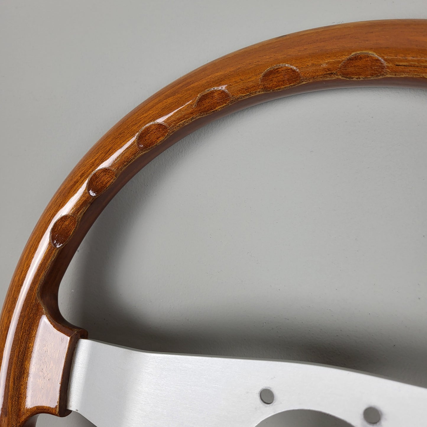 Personal Design Giugiaro wooden steering wheel (1986)