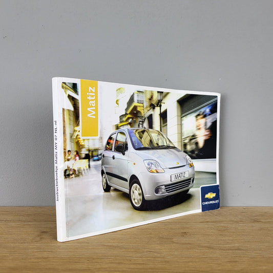 Chevrolet Matiz owners manual (2007)
