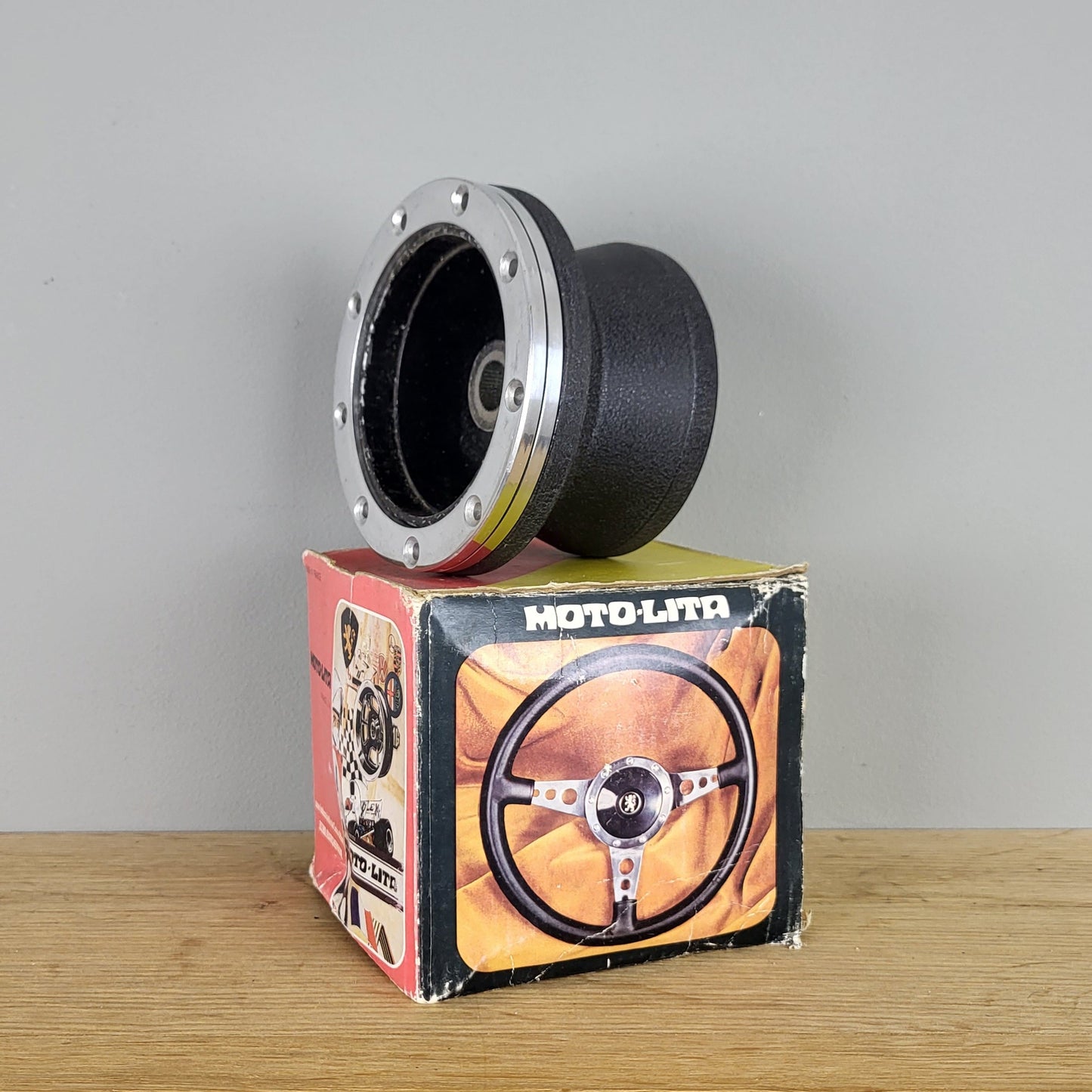 Citroën SM steering wheel hub adapter kit Moto-Lita F23 (NOS)