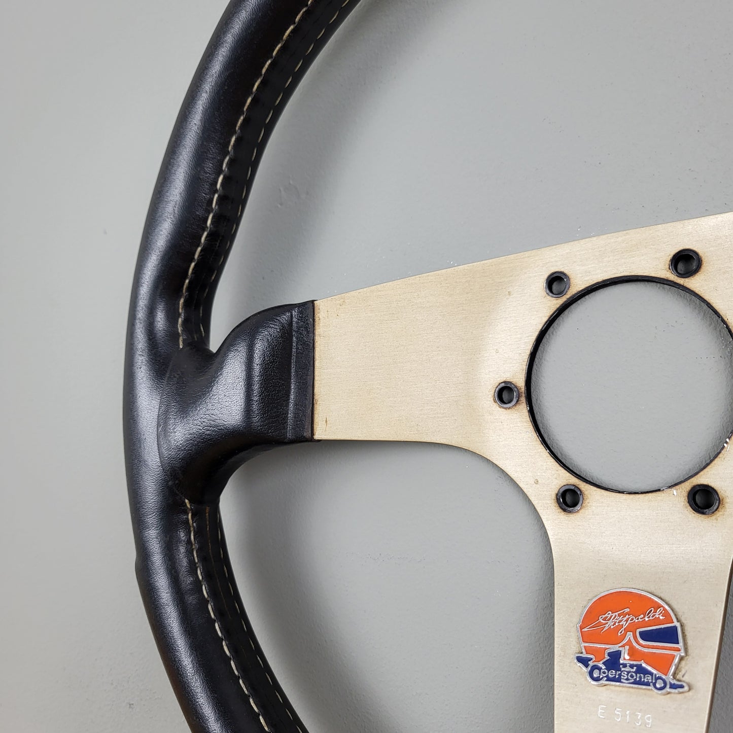 Personal Nardi leather steering wheel Emerson Fittipaldi Signature Series (1977)