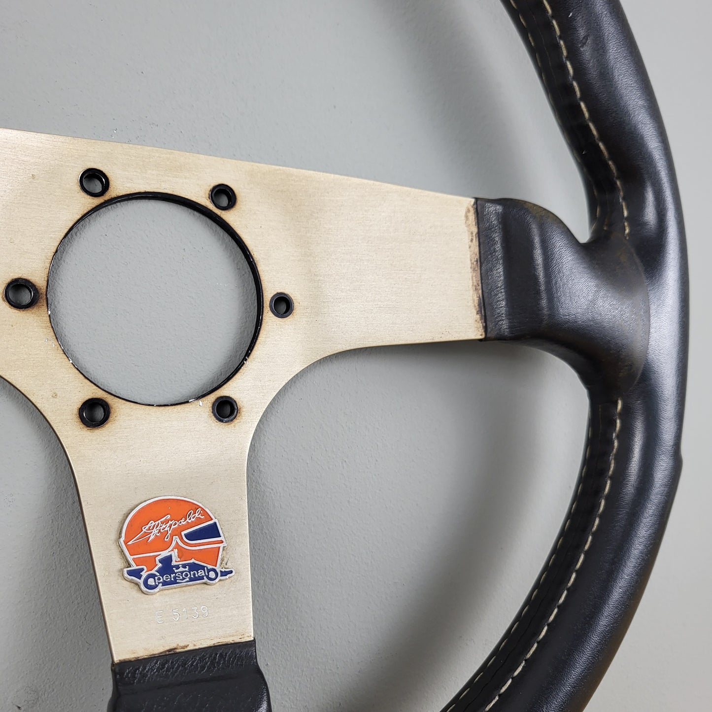 Personal Nardi leather steering wheel Emerson Fittipaldi Signature Series (1977)