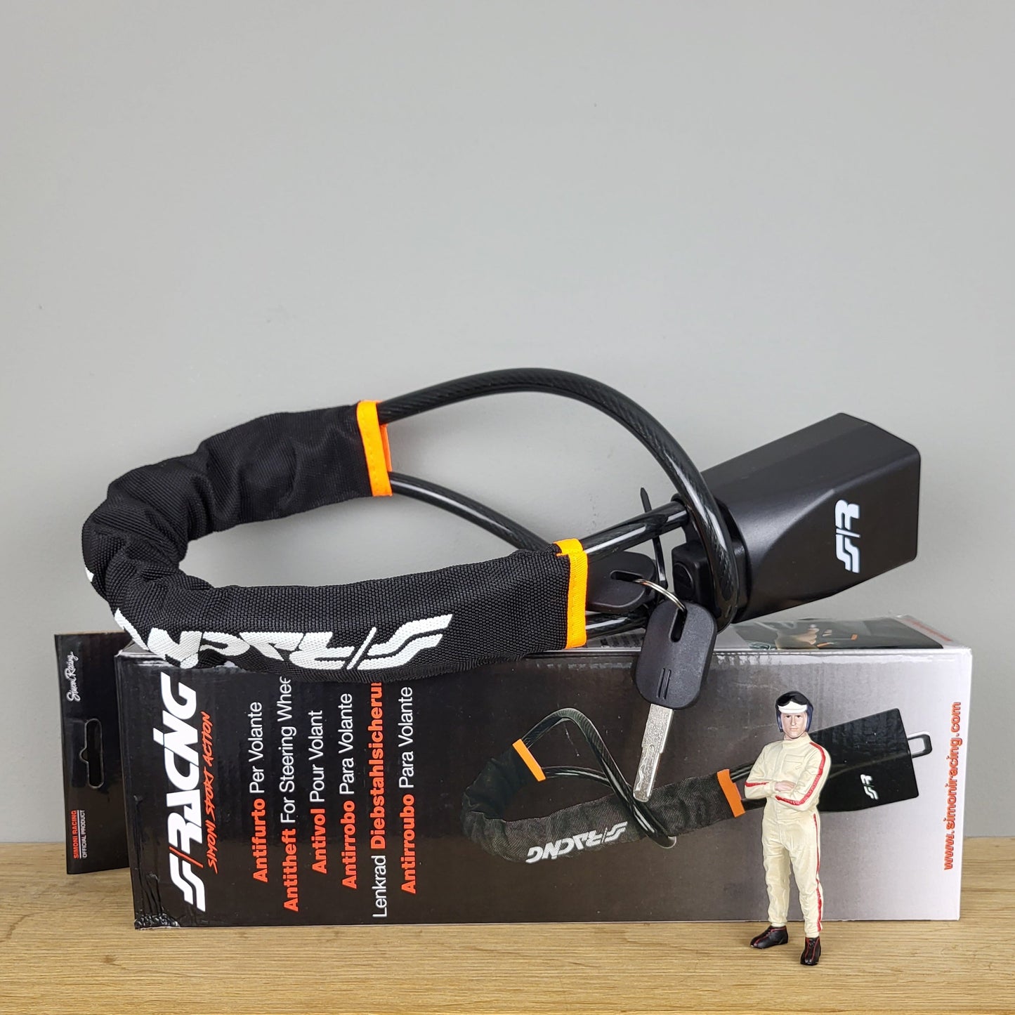 Simoni Racing anti-theft steering lock