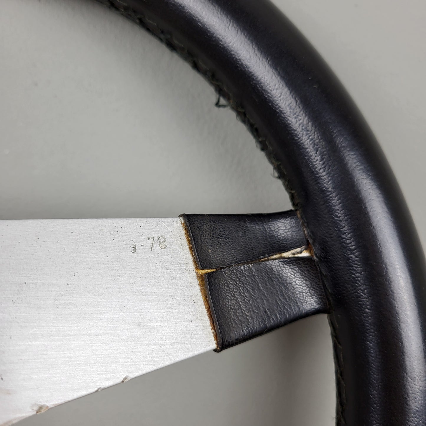 Personal Nardi leather steering wheel (1978)