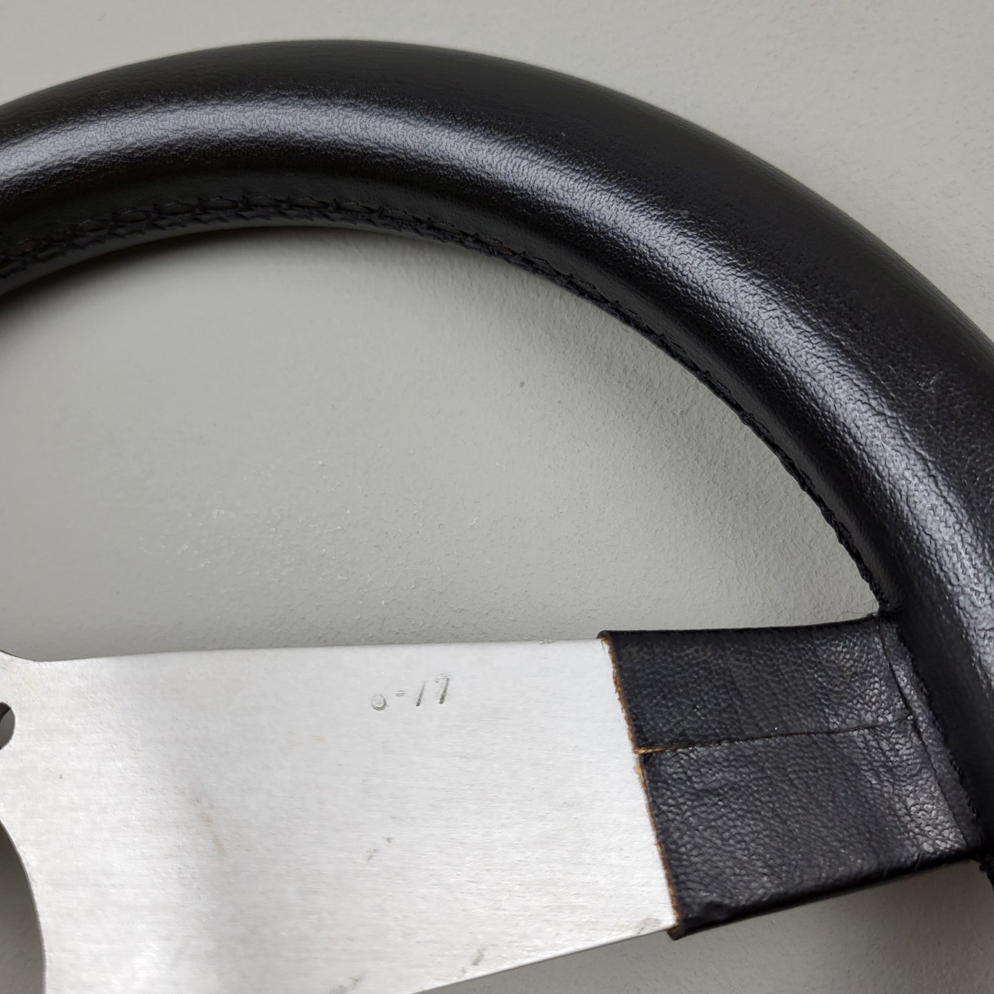 Personal Nardi leather steering wheel (1977)