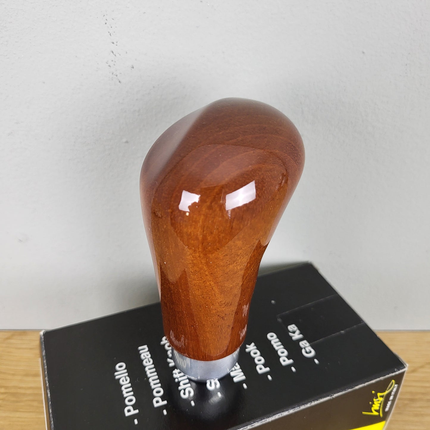 Luisi Anatomico gear knob mahogany wood (NEW)