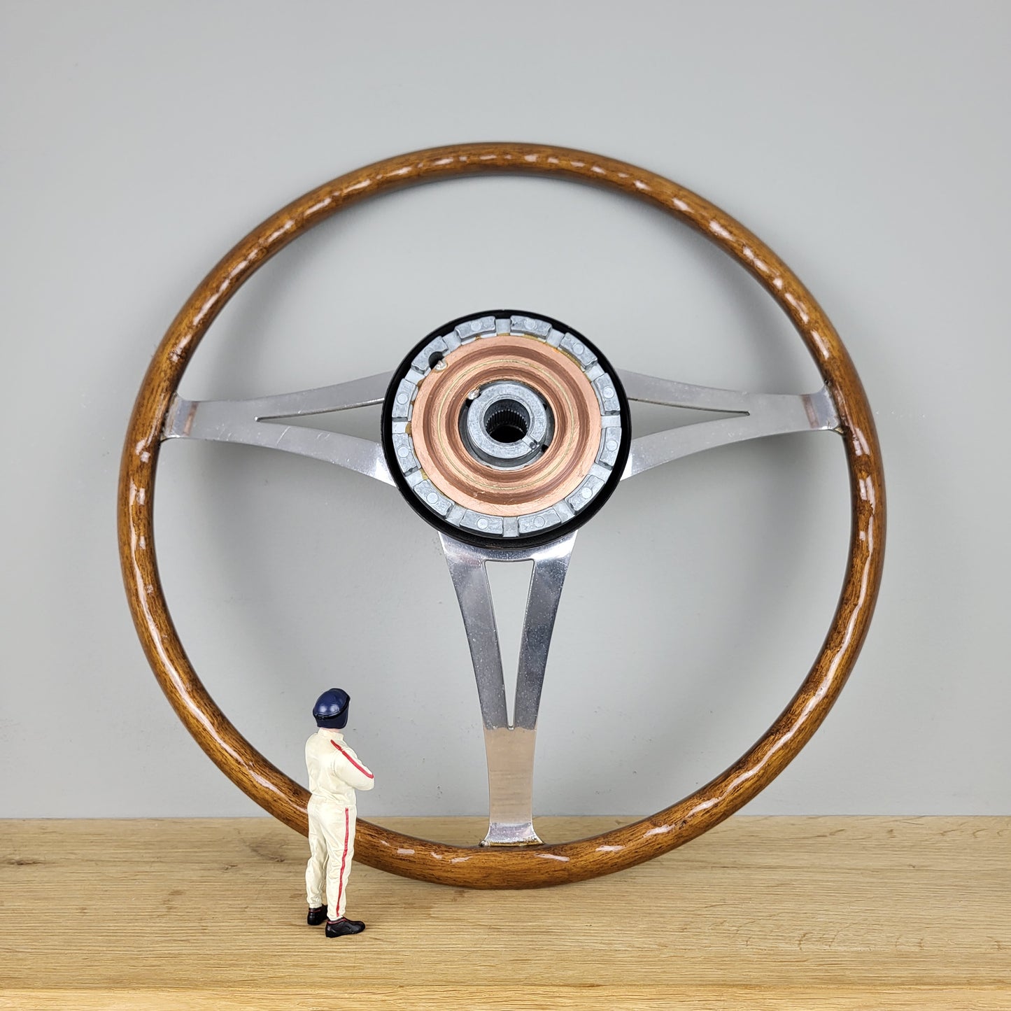 Ford Mustang Mk1 / Mk2 wooden steering wheel (1968)