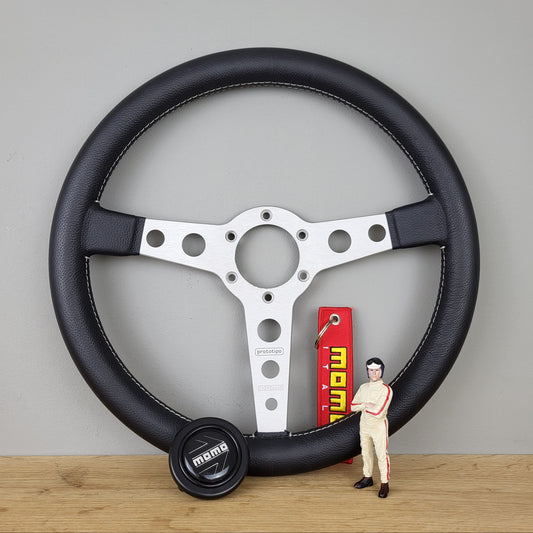 Momo Prototipo Heritage 350 leather steering wheel (2017) -NOS-