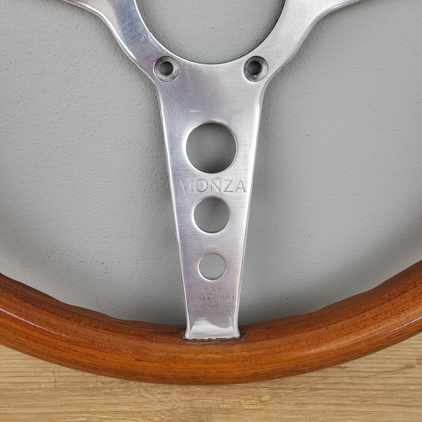 Personal Monza 350 wooden steering wheel (1978)