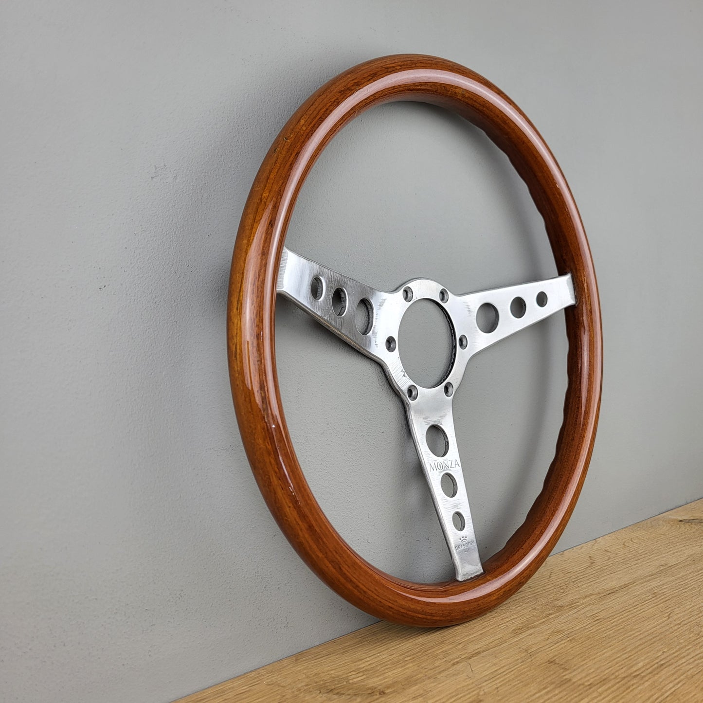 Personal Monza 350 wooden steering wheel (1978)
