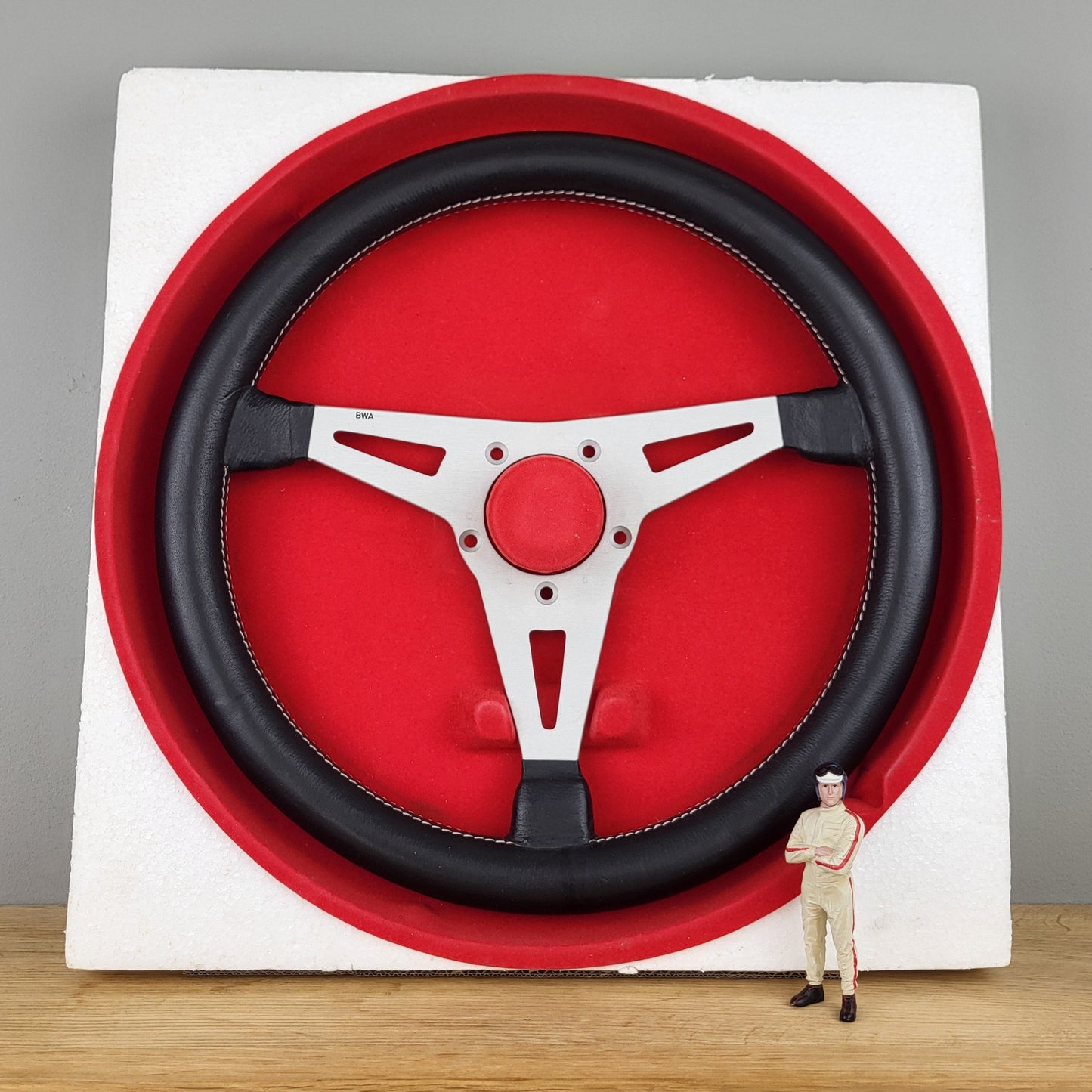 B.W.A. Maloja 340 leather steering wheel