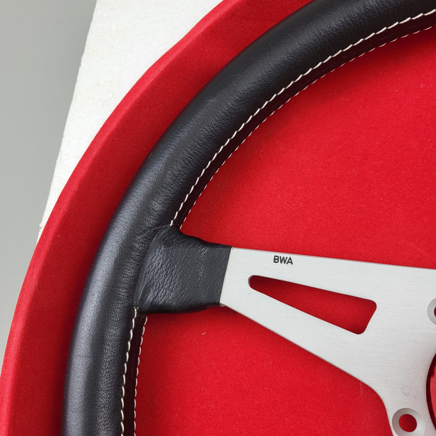 B.W.A. Maloja 340 leather steering wheel