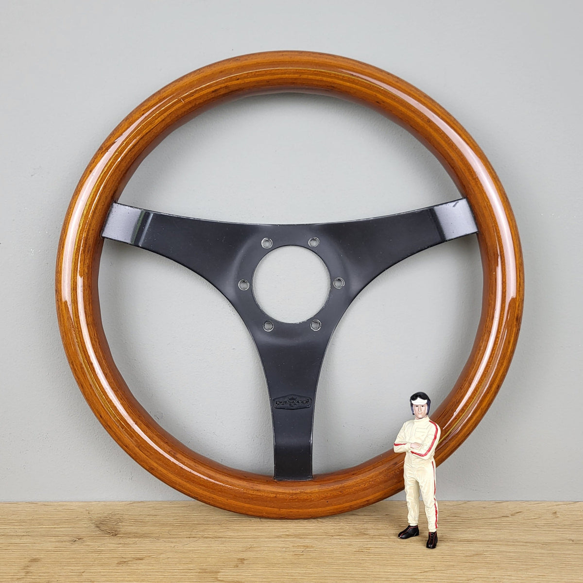 Personal Manta 3 classic three spoke wooden steering wheel (1979)