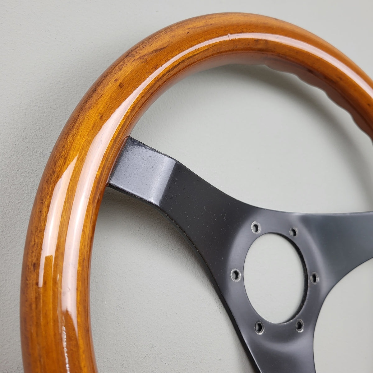 Personal Manta 3 classic three spoke wooden steering wheel (1979)