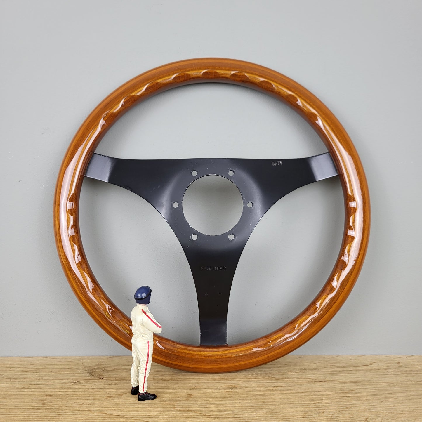 Personal Manta 3 classic three spoke wooden steering wheel (1979)