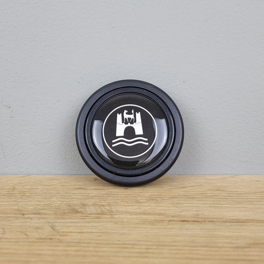 Volkswagen Wolfsburg horn push button - white on black
