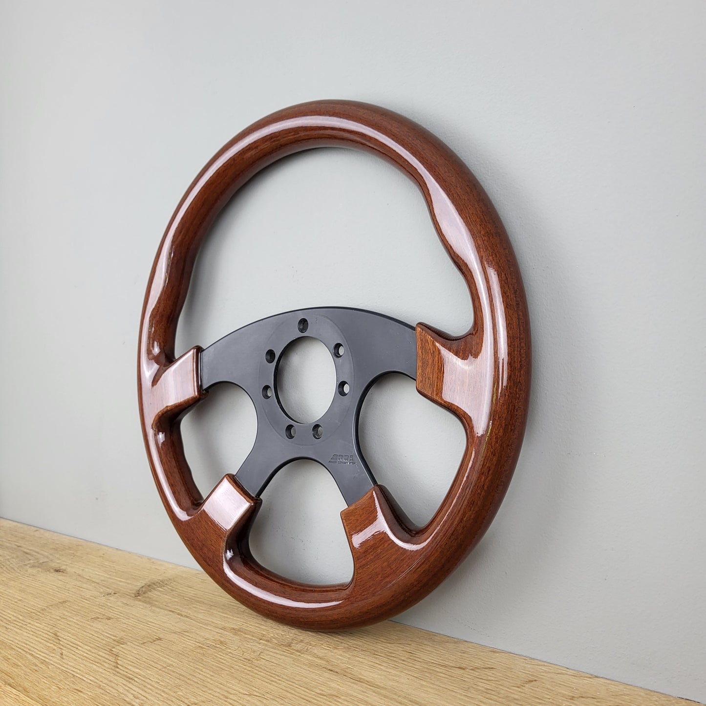 O.B.A. wooden steering wheel (1989) -NOS-