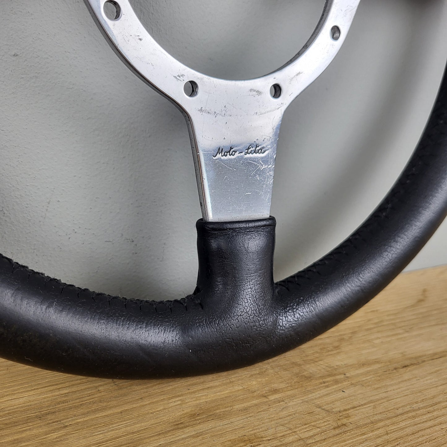 MotoLita 320 leather steering wheel (1978)