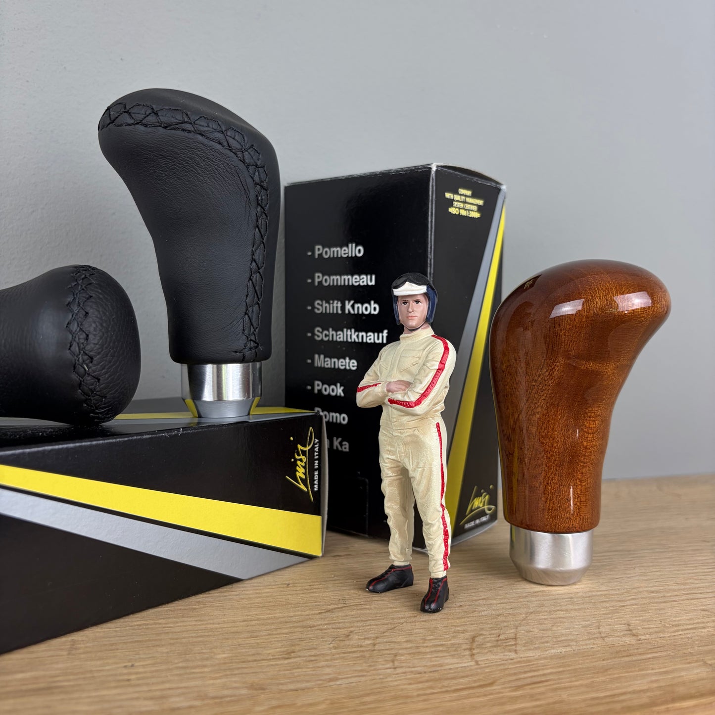 Luisi Anatomico shift knob mahogany wood (NEW)