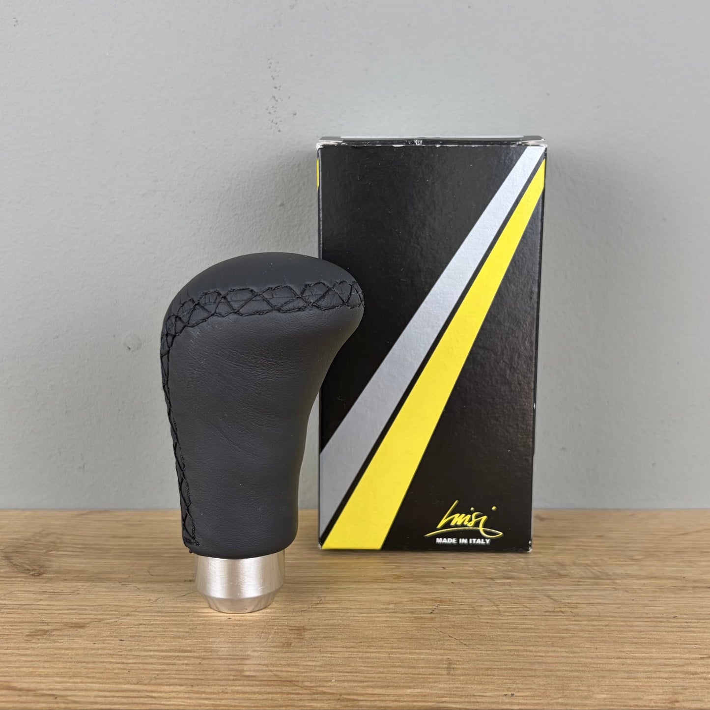 Luisi Anatomico shift knob black leather (NEW)