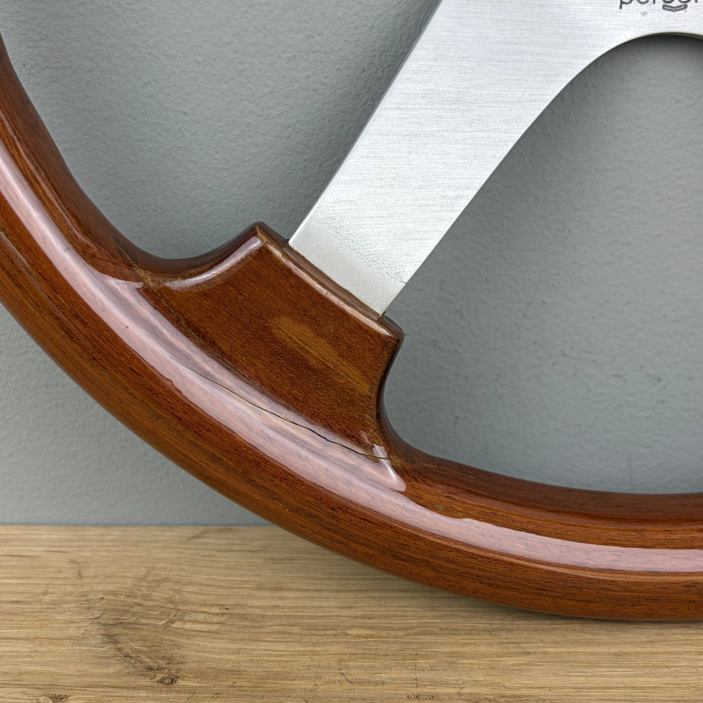 Personal Manta 4 classic three spoke wooden steering wheel (1979)