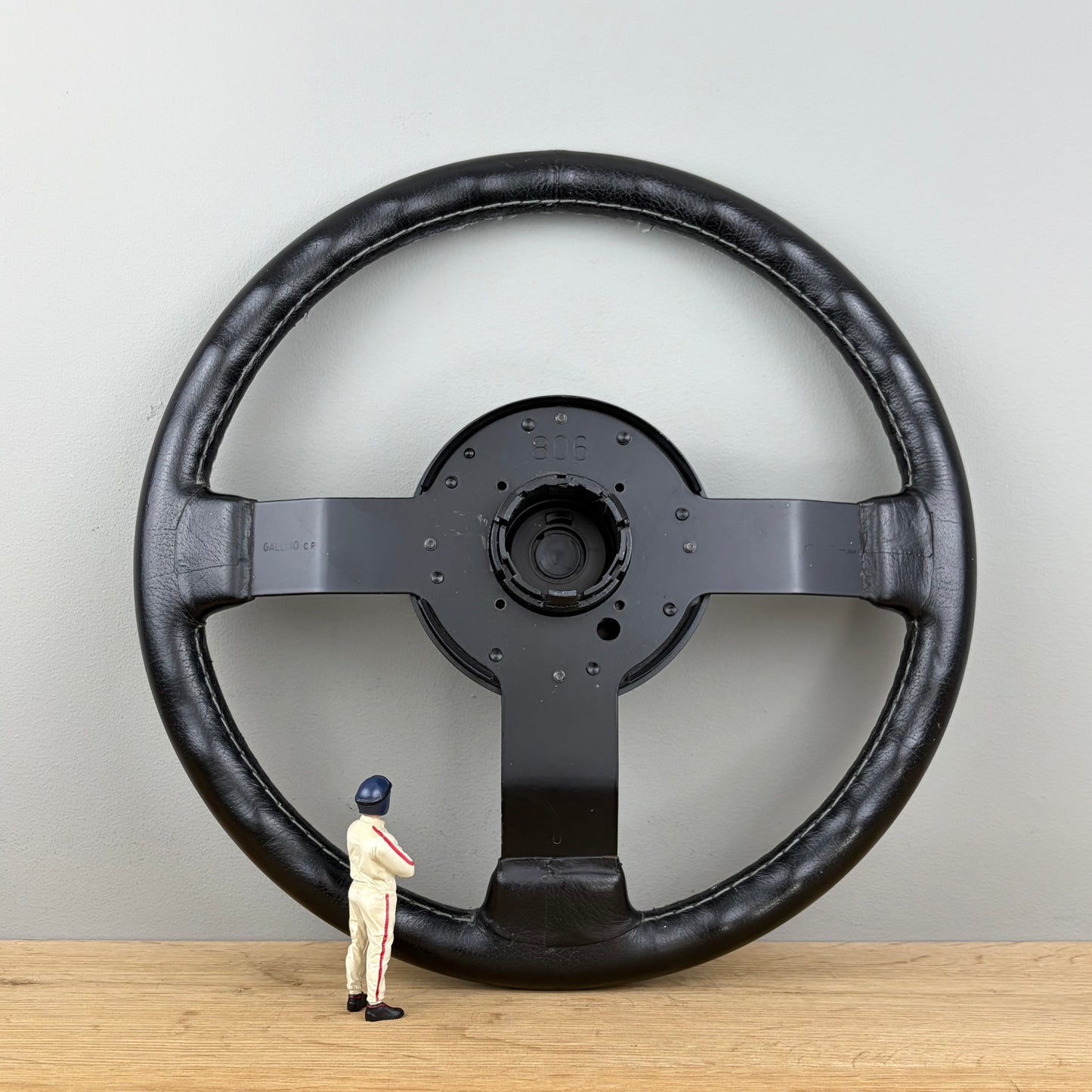 Alfa Romeo Spider / Alfetta GTV / GTV6 leather steering wheel (1984)