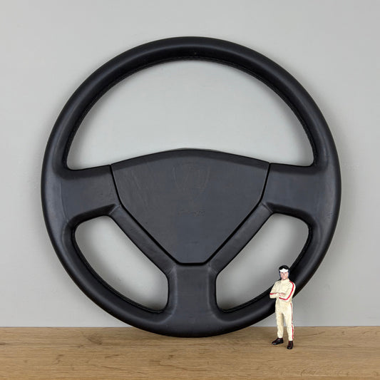 Nardi Techno Evolution Lamborghini Jalpa leather steering wheel (1985)
