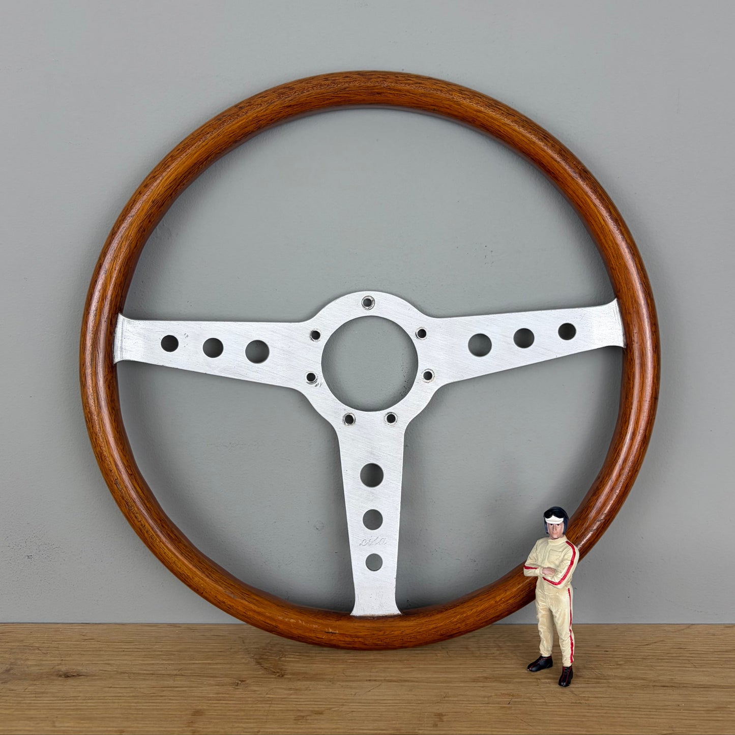 Cisa '70s classic wooden steering wheel (1978)