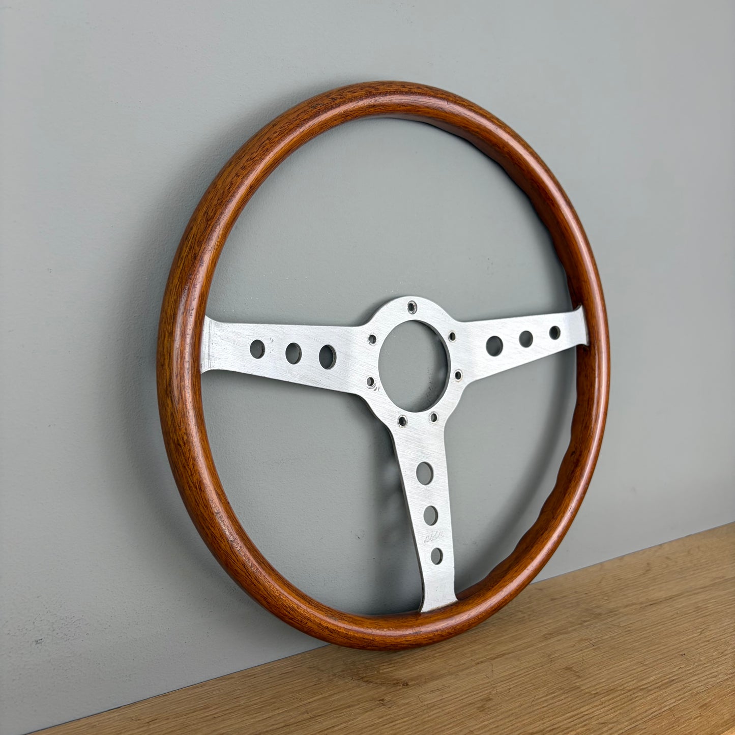 Cisa '70s classic wooden steering wheel (1978)