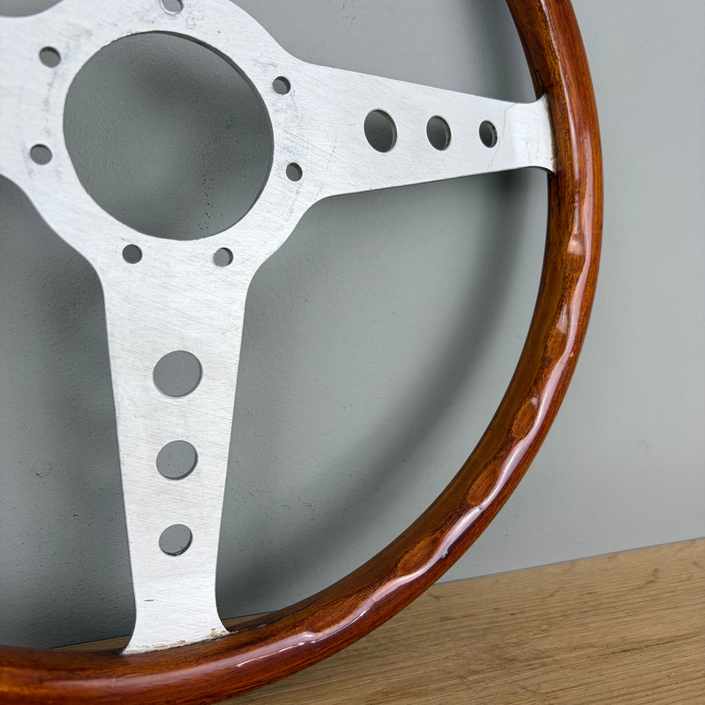 Cisa '70s classic wooden steering wheel (1978)